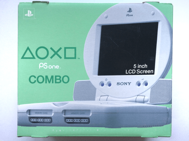 PSOne Slim Console and LCD Screen Combo