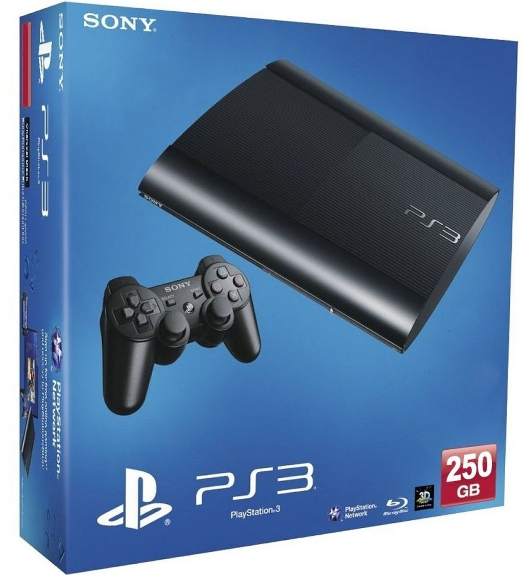 Sony PlayStation 3 Super Slim Console 250GB - Black
