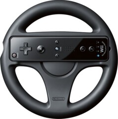 Wii Wheel - Nintendo - Black