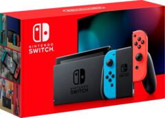 Nintendo Switch Console V2 - Red & Blue Joy-Con