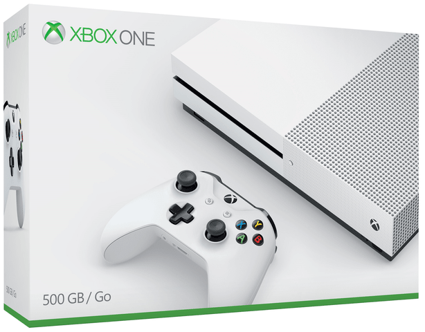 Xbox One S Console - White 500GB
