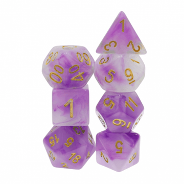 Purple Jade RPG Dice Set