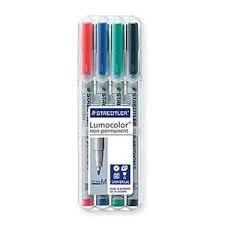Lumocolor Water Soluble Marker (Wet Erase): 4-Pack