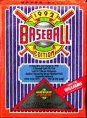 1992 Upper Deck Baseball Pack