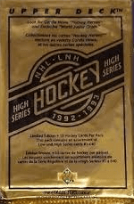 1992/93 Upper Deck Hockey Pack (15 cards)