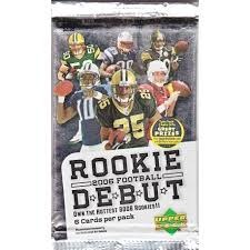 2006 Upper Deck Rookie Debut Football Pack (6 cards) - Hobby
