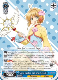 Cardcaptor Sakura LUCID CH CCS//WX01-063 R Weiss Schwarz Cardcaptor Sakura