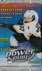 2006/07 Upper Deck Power Play Hockey Pack (6 cards)