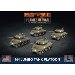 American M4 Jumbo Tank Platoon