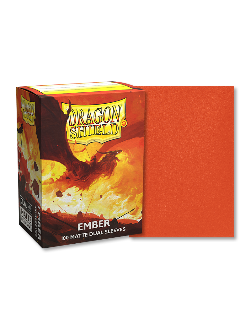 Dragon Shield Box of 100 in Matte Dual Ember