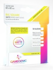 Gamegenic - Big Square Non-Glare Matte: Lime (Pack of 50)
