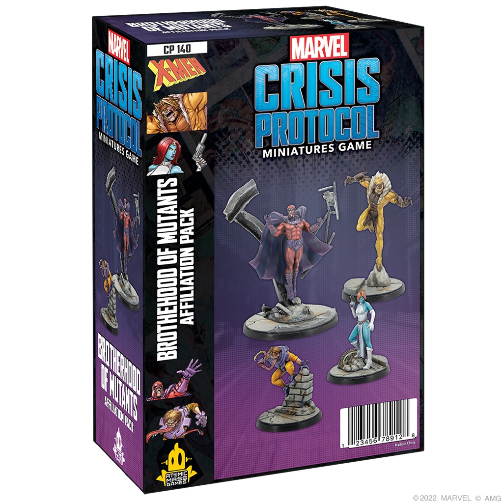 PREORDER: Marvel Crisis Protocol - Brotherhood of Mutants Affiliation Pack