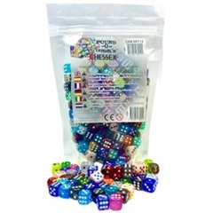 Chessex Dice: Pound-O-12mm's 12mm D6 Assorted Bag of Dice (250)