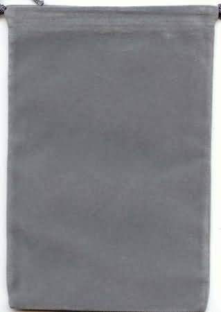 Chessex Dice Bag (Large 5 x 7.5) Grey (02391)