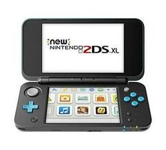 Nintendo 2DS Console Black & Turquoise w/Charging Cable [Loose Game/System/Item]