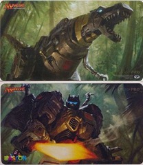 Grimlock, Dinobot Leader | Grimlock, Ferocious King Playmat (Loose Item)