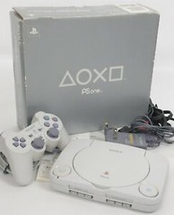 Sony Playstation 1 (PS1) PSOne Slim Console (In Box, 1 Controller, 1 MB Mem Card, AV & Power Cable)