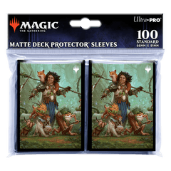 Ultra Pro Deck Protector Sleeves Wilds of Eldraine Ellivere of the Wild Court 100ct (UP38021)