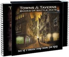 Loke Battle Maps Towns & Taverns Books of Battle Mats