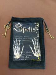 Grimoire Hand-Stitched Dice Bag Spells (GDB006)