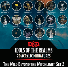 D&D Idols of the realms 2D Acrylic Miniatures Wild Beyond the Witchlight Set 2