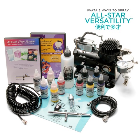 Iwata Delux Airbrush Kit with Eclipse HP-CS