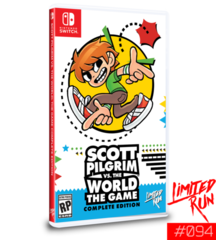 Nintendo Switch Scott Pilgrim vs The World Complete Edition Cover B with Trading Card #215 [Sealed]