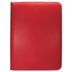 Ultra Pro: (4Pkt) Vivid Pro Binder: Zippered: Red