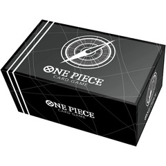 One Piece Card Game Card Game Official Storage Box - Pure Black