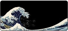 Great Wave on Black Playmat