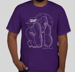 TEG Astral Gorilla Shirt - Purple Small