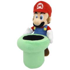 Little Buddy Super Mario Series Mario Holding Warp Pipe Plush, 9
