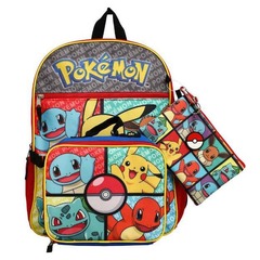 Pokemon 4-piece Backpack Set