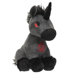 Black Unicorn Stuffed Plush