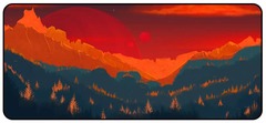 Red Sunset Playmat
