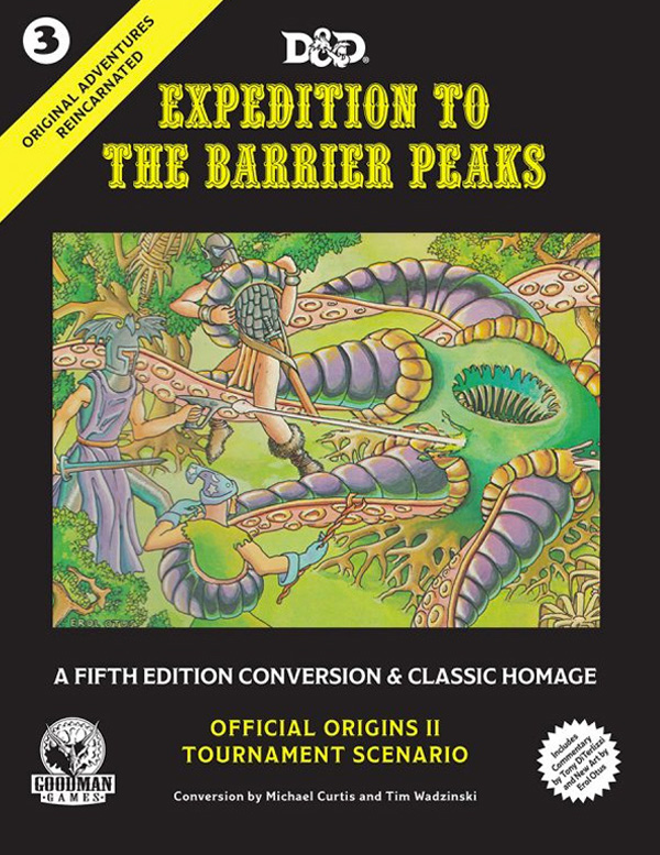 Original Adventures Reincarnated #3  Expedition To The Barrier Peaks