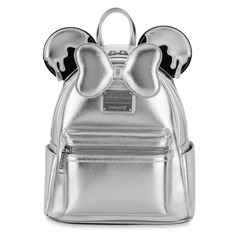 Disney 100th Anniversary Silver Drip Minnie Mouse Mini Backpack