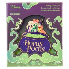 Loungefly Hocus Pocus Sanderson Sisters Cauldron Glow-in-the-Dark Collector Enamel Pin