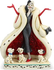 Jim Shore Disney Traditions Cruella DeVil The Cute and the Cruel Figurine