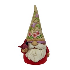 Jim Shore Heartwood Creek: Gnome with Cardinal