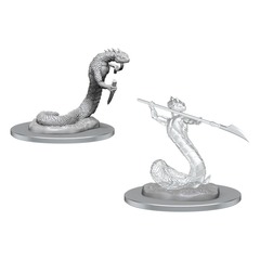 Critical Role Unpainted Miniatures: W04 Serpentfolk & Serpentfolk Ghost