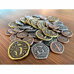 LIBERTALIA: WINDS OF GALECREST: METAL DOUBLOONS (54 COINS)