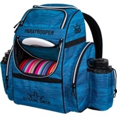 Dynamic Discs Paratrooper Backpack Disc Golf Bag - Scratched Camo Blue