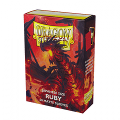 Dragon Shield  Japanese - Box 60 - Ruby Matte