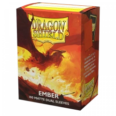 Sleeves - Dragon Shield - Box 100 - Standard Size Dual Matte Ember