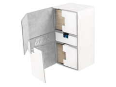Deck Box Ultimate Guard Twin Flip n Tray Deck Case 200+ Standard Size XenoSkin White