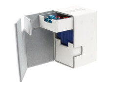 Deck Box Ultimate Guard Flip n Tray Deck Case 100+ Standard Size XenoSkin White