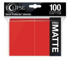 Ultra Pro - Eclipse Sleeves Pro Matte (100 Pack) - Red