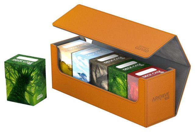 XenoSkin Flip Deck Box New Ultimate Guard Deck Box Arkhive Green 400+ 