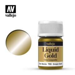 Vallejo 70795 Model Colour Metallic Green Gold (Alcohol Base) 35 ml Acrylic Paint